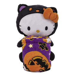 Sanrio Hello Kitty Hello Halloween Silk Touch with Hugger 40x50 Inches