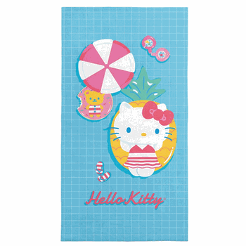 Sanrio Hello Kitty Pool Party Beach Towel 30X60 Inches