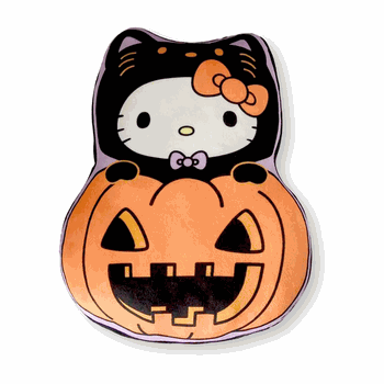 Sanrio Hello Kitty Pumpkin Kitty Travel Cloud Pillow 15 Inches