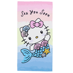 Sanrio Hello Kitty Sea You Soon Beach Towel 30x60 Inches
