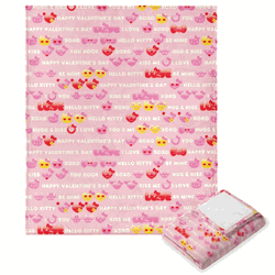 Sanrio Hello Kitty Xoxo Kitty Silk Touch Throw Blanket 50x60 Inches