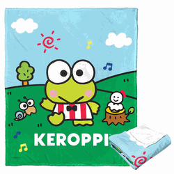 Sanrio Keroppi Frog And Friends Silk Touch Throw Blanket 50x60 Inches