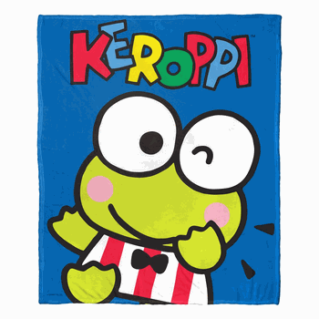 Sanrio Keroppi Keroppi Time Silk Touch Throw Blanket 50x60 Inches
