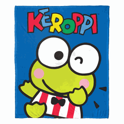Sanrio Keroppi Keroppi Time Silk Touch Throw Blanket 50x60 Inches