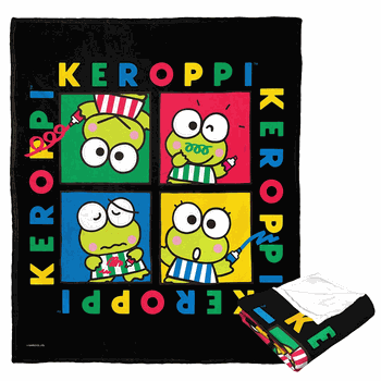 Sanrio Keroppi Painting Keroppi Silk Touch Throw Blanket 50x60 Inches