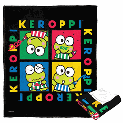 Sanrio Keroppi Painting Keroppi Silk Touch Throw Blanket 50x60 Inches