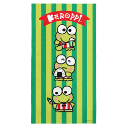 Sanrio Keroppi Snacks Beach Towel 30X60 Inches