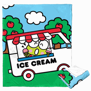 Sanrio Keroppi Truck Silk Touch Throw Blanket 50x60 Inches