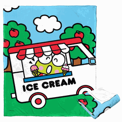 Sanrio Keroppi Truck Silk Touch Throw Blanket 50x60 Inches