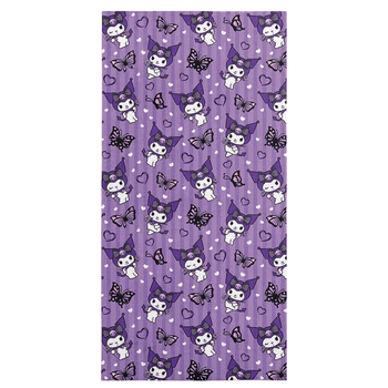 Sanrio Kuromi Cute Kuromi Microfiber Beach Towel 30 x 60 Inches