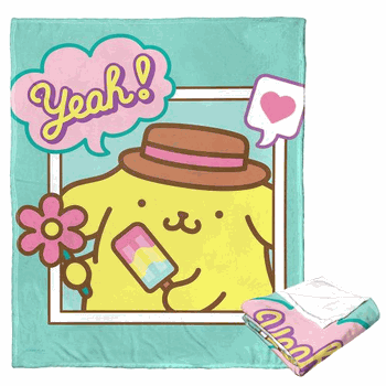 Sanrio Pompompurin Silk Touch Throw Blanket 50x60 Inches