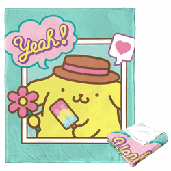 Sanrio Pompompurin Silk Touch Throw Blanket 50x60 Inches
