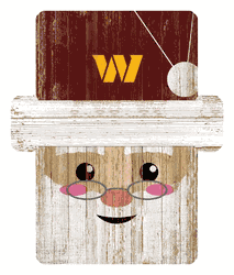 Santa Ornament Wood Sign