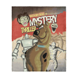 Scooby Doo Mystery Thriller Silk Touch Throw Blanket 50x60 Inches