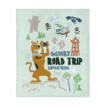 Scooby Doo Road Trip Adventures Silk Touch Throw Blanket 50x60 Inches