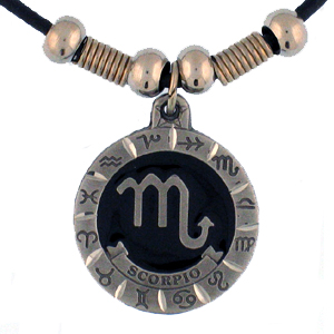 Scorpio Adjustable Cord Necklace