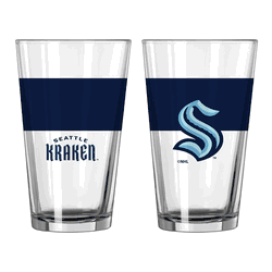 Seattle Kraken 16oz Colorblock Pint Glass