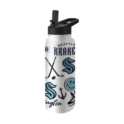Seattle Kraken 34oz Native Quencher Bottle