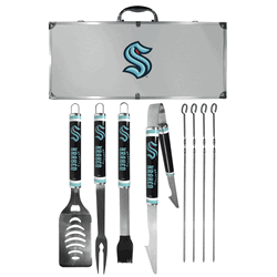 Seattle Kraken 8 pc Logo BBQ Set
