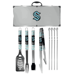 Seattle Kraken 8 pc Tailgater BBQ Set