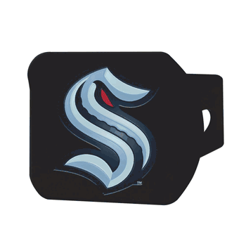 Seattle Kraken Black Metal Hitch Cover - 3D Color Emblem