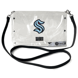 Seattle Kraken Clear Envelope Purse BLANK