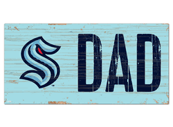Seattle Kraken DAD 6x12 Sign