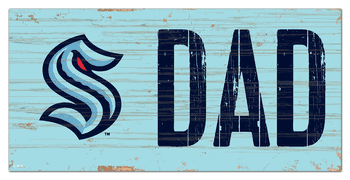 Seattle Kraken DAD 6x12 Sign