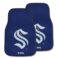 Seattle Kraken Front Carpet Car Mat Set - 2 Pieces