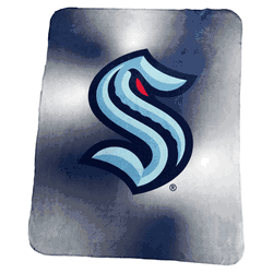 Seattle Kraken Gradient Classic Fleece Throw