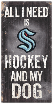 Seattle Kraken Hockey and My Dog Sign