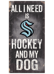 Seattle Kraken Hockey and My Dog Sign