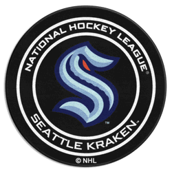 Seattle Kraken Hockey Puck Rug - 27in. Diameter