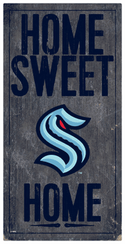 Seattle Kraken Home Home Sweet Home 6x12
