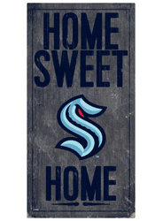 Seattle Kraken Home Home Sweet Home 6x12