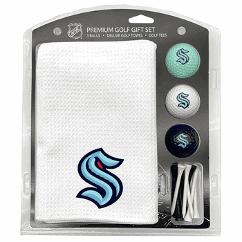 Seattle Kraken Microfiber Towel Gift Set - 16 x 40 (White)