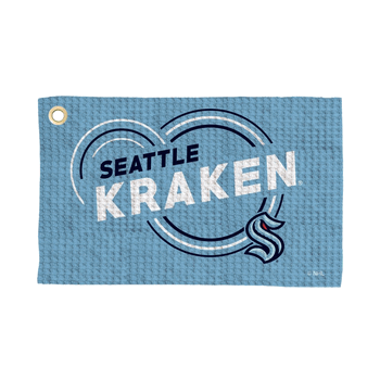 Seattle Kraken NHL Droplets Waffle Fan Towel 16x25 inches