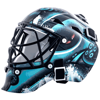 Seattle Kraken NHL Hockey Franklin Goalie Mini Mask