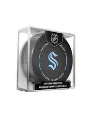 Seattle Kraken NHL Hockey Official Game Puck IN CUBE