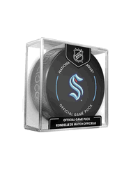 Seattle Kraken NHL Hockey Official Game Puck IN CUBE