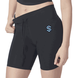Seattle Kraken NHL Kadi Rib Shorts Black XS
