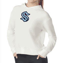 Seattle Kraken NHL Kadi Waffle Hoodie Coconut Cream Small