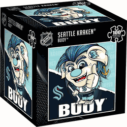 Seattle Kraken NHL Mascot 100 Piece Square Puzzle