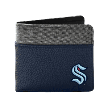 Seattle Kraken Pebble BiFold Wallet NAVY