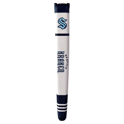 Seattle Kraken Putter Grip (White with colored stripes)
