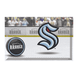 Seattle Kraken Rubber Scraper Door Mat