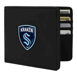 Seattle Kraken Shield Wallet - Black