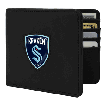 Seattle Kraken Shield Wallet - Black