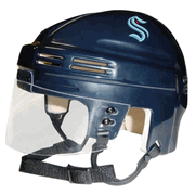 Seattle Kraken SportStar NHL Hockey Player Mini Helmet - Navy0 Seattle Kraken SportStar NHL Hockey Player Mini Helmet - Navy