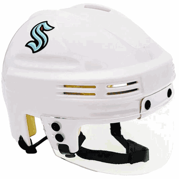 Seattle Kraken SportStar NHL Hockey Player Mini Helmet - White